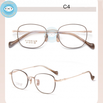 Gọng kính kim loại mã 6110